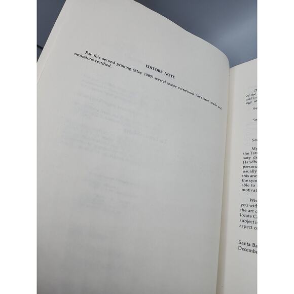 Tarot A New Handbook For The Apprentice By Eileen Connolly 1980 Classic Edition - Picture 6 of 13